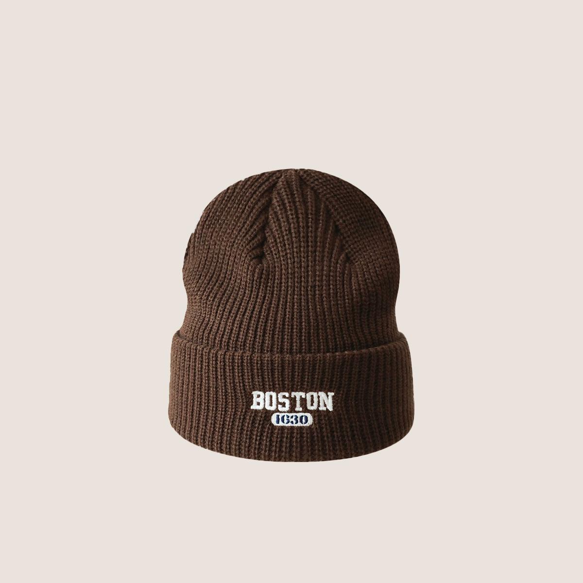 

New Autumn and Winter Warm Knitted Hat for Women Outdoor Thickened Cold Protection Ear Protection Face Small Wool Hat Trendy Brand Versatile Cold Hat One Size