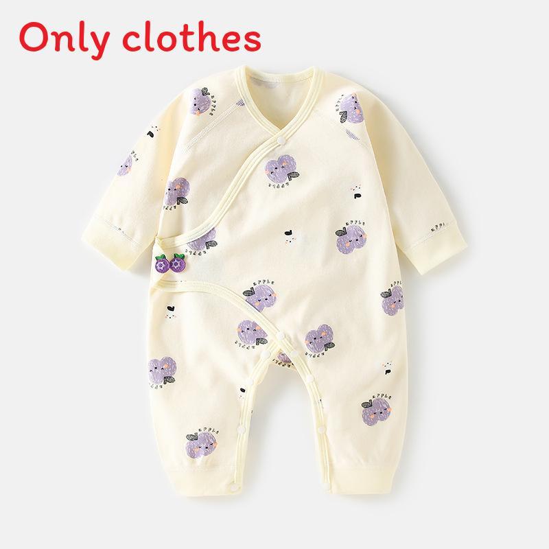 Baby Romper With Pure Cotton Long Sleeve Design For Newborns And Toddlers