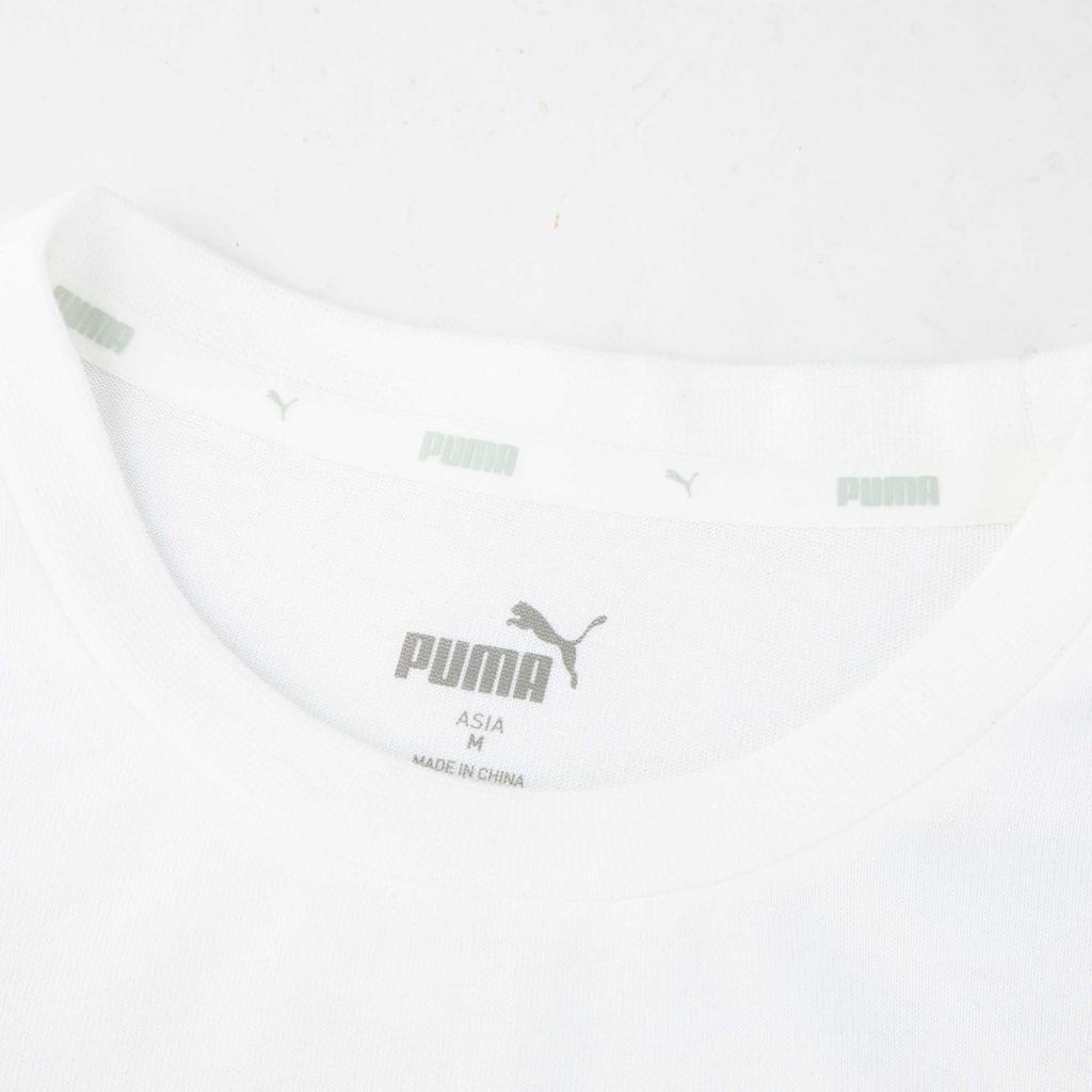 Puma Modern Basics Tee Round Neck Pullover Breathable Casual Short Sleeve T-Shirt Women Tops White 845602-02