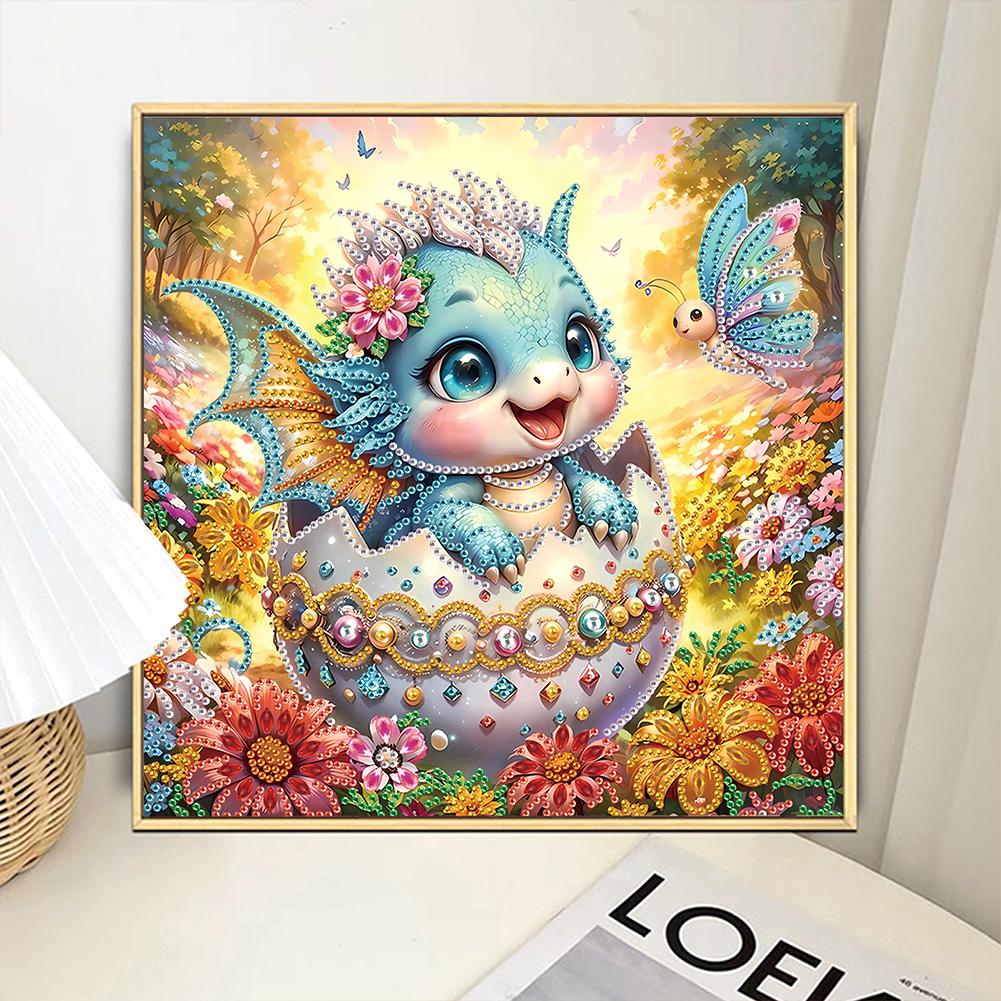 Kreatywny Zestaw do Malowania Diamentami Zestaw do Dekoracji Rękodzieła Wielkanocnego 5D DIY Częściowy Specjalny Kształt Wiertła Ozdoby Ścienne do Domu 30*30cm