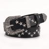 European and American InS-style Belt for Women, Personalized and Trendy Rivets, Five-star Punk Spice Girl Paired with Jeans and Women's Belt