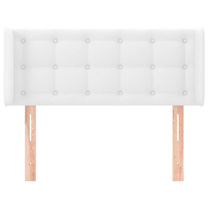 Tête de lit - MAISON EXCLUSIVE - 103x16x78/88 cm (avec oreilles) - Similicuir - Hauteur réglable - Pieds bois