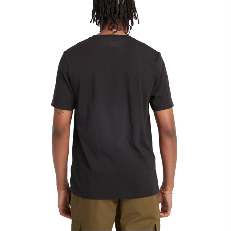 Timberland T Shirts Men's Black Crew Neck Moderate A2958-001