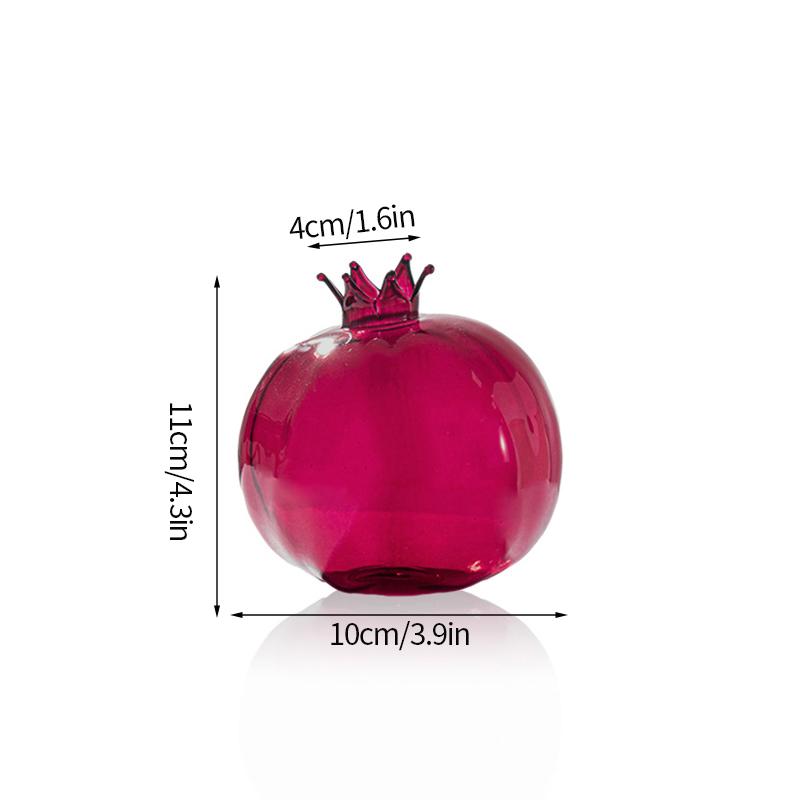 Transparent Mushroom Glass Vase Hydroponic Flower Pot Creative Desk Decorative Vase Aromatherapy Bottle Home Office Decorations