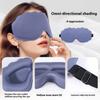 3D Blackout Eye Mask Effective Blackout for Home Office Sleeping Eye Mask Light New Sweat Absorption Breathable and Adjustable