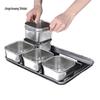 Jingchuang Shitai 304 Stainless Steel 4-Compartment Seasoning Box
