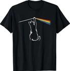 Playing with Light Cat Funny Cat T-Shirt 4XL