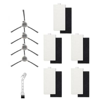 Filter Seitenbürsten Ersatzset Für Lefant M1 / M2 Pro Saugroboter 5 Filter + 4 Seitenbürsten + Reinigungswerkzeug