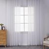 1pcs Beautiful Home Decoration Curtain Translucent Solid Color Gauze Curtains Gorgeous Hotel Living Room Decor Window Blind
