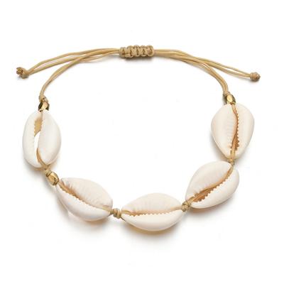 Europäischer und amerikanischer Bohème-Mode-Sommer-Strandstil Meeresstil Großes Muschelarmband für Frauen