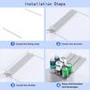 Automatic Soda Can Dispenser Retail Transparent Slide Rail Beverage Storage Organizer Rack Drink Spring Pusher For Fridge