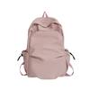 New Chaosen Series Large Capacity Solid Color Backpack for Women Korean Style Versatile School Bag for Men High School College Backpack