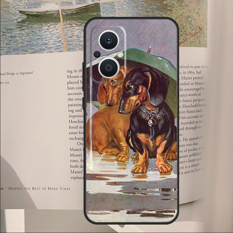 Dachshund Dog Animal Cover For OPPO Reno 13F 11F 12F 14F 11 12 13 14 Pro 7 8 Lite OPPO Find X6 X5 X8 X9 Pro Case