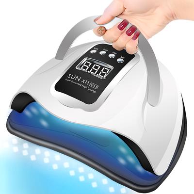 SUN X11 MAX Professional Nail Drying Lamp For Manicure 132W Nails Gel Polish Drying Machine with Auto Sensor UV LED Nail Lamp