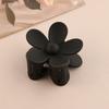 Large Size 7cm Fashion Flower Hair Claws Colourful Ponytail Hair Accessories Matte Hair Claw Clips For Women Girls