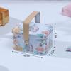 Griffdesign Ostereier-Hase-Box Dekorative Hülle Blechmaterial Süßigkeiten-Keks-Box Oster-Thema Leere Box Geschenkverpackungsbox
