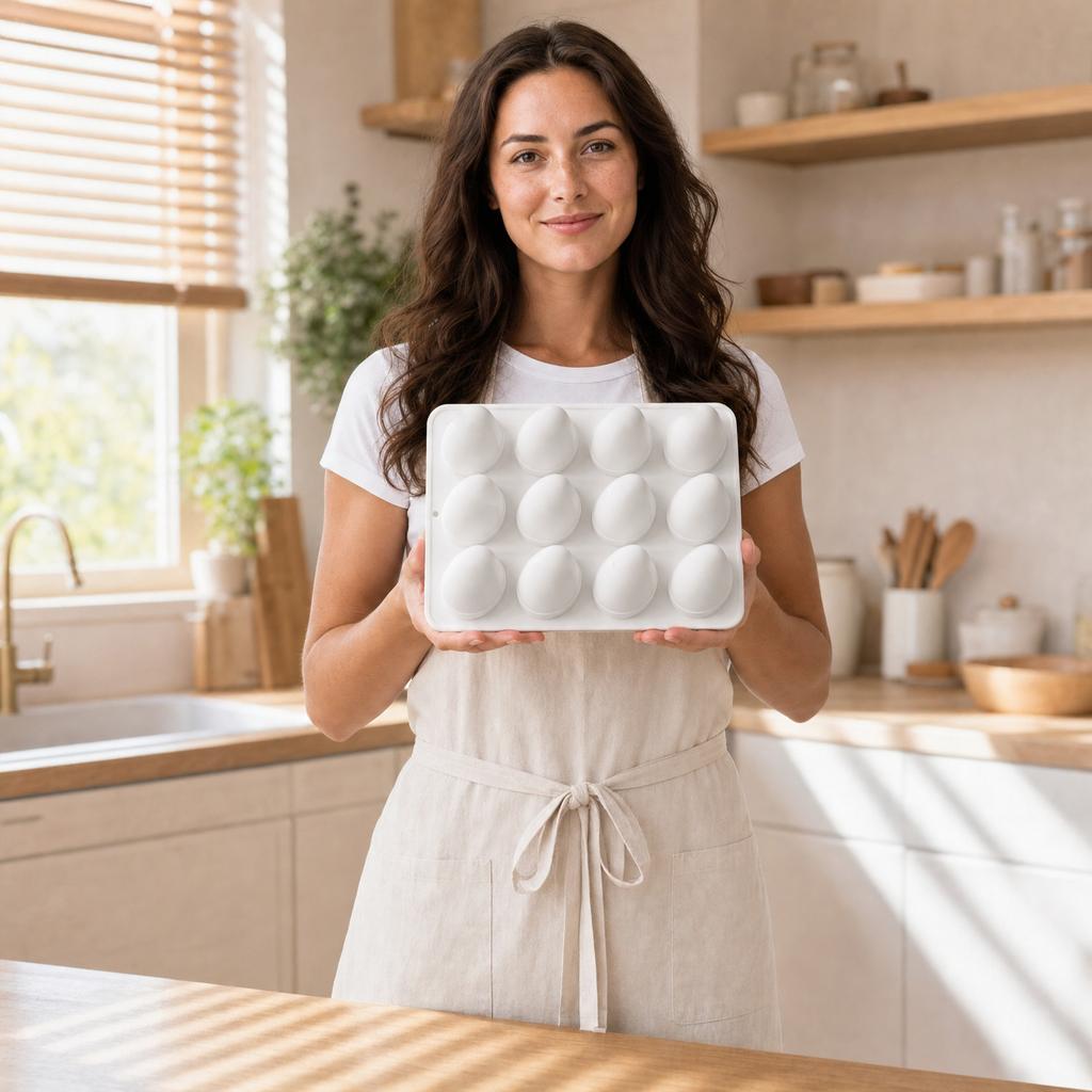 12-Cavity Food-Grade Silicone Molds for , and - Easy Release, Series Dessert