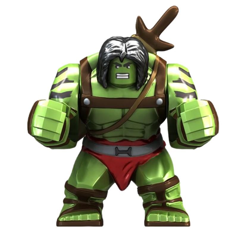 Blind Box Mini Building Blocks PG1805 Figures Big Goblin Spiderman Iron Man Venom Captain Hawk Deadpool Armor Christmas Gift Toy