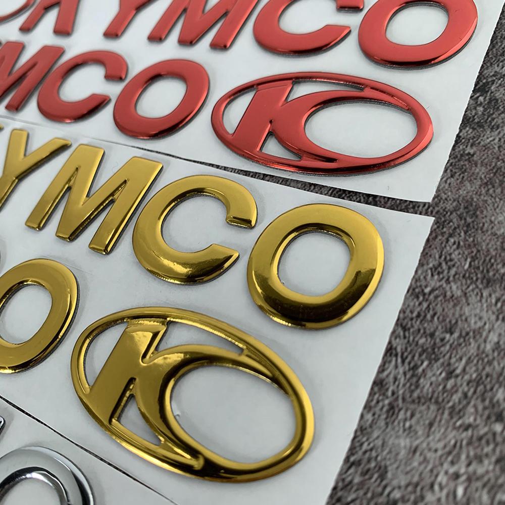 Per KYMCO AK550 AK 550 Xciting 250 300 GP125 Like125 Like150 CT250 Moto Emblema 3D Badge Decalcomania Serbatoio Ruota Adesivo