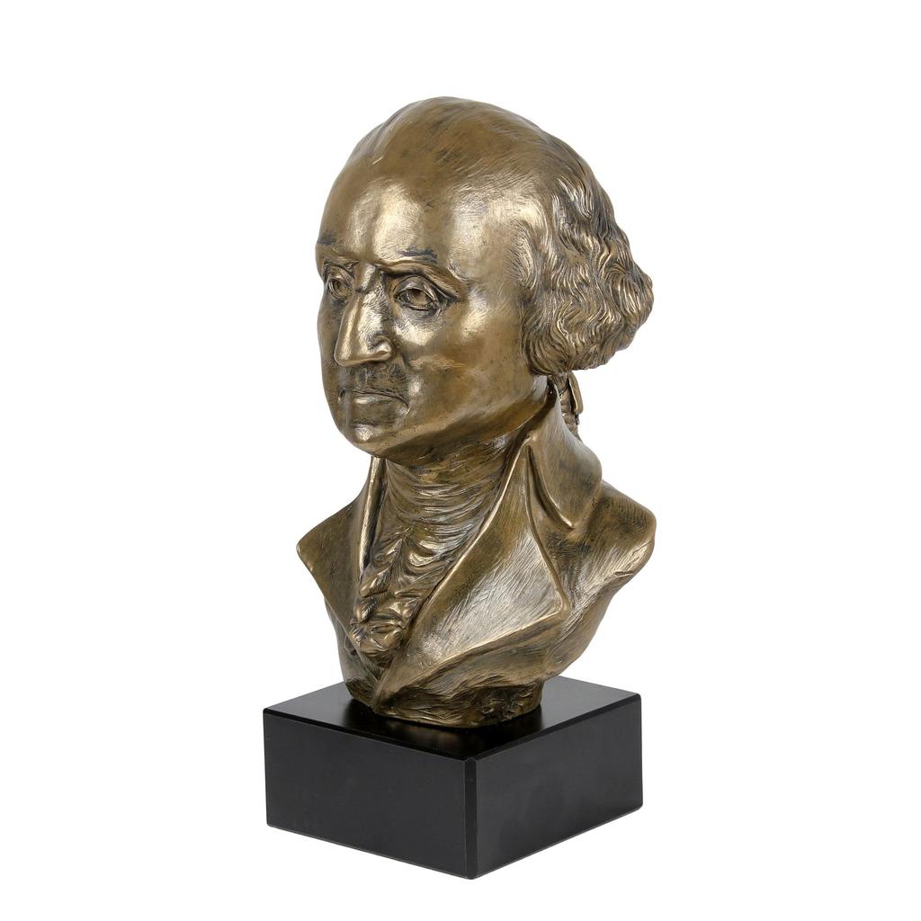 George Washington - marble bust, statuette of a famous person, decoration for office, school, and hotel by the Art-Dog brand