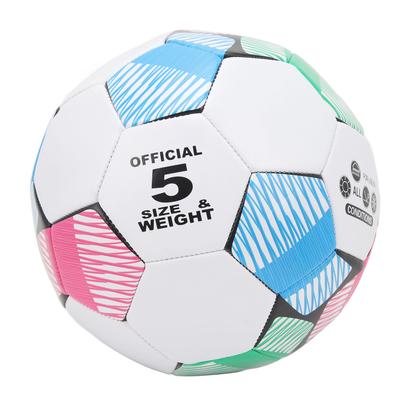 Fußball PVC Fußball Größe 5 Verschleißfest Weiche Hülle Trainingssportball für Spielspiele