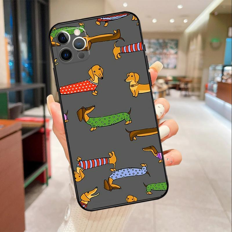 Dachshund Dog Phone Case For iPhone 16 15 14 11 12 13 17 Pro Max mini 15 Plus 16e 17 Air Protective Cover