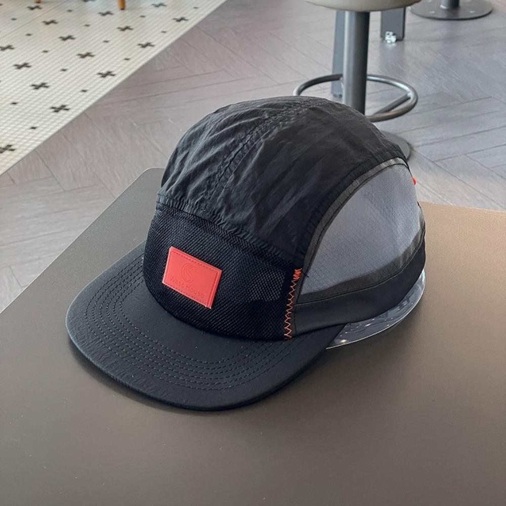 

Vintage 5 Panel Men Women Baseball Cap Quick Dry Waterproof Mesh for Running Camping Outdoor Streetwear Fashion чорний