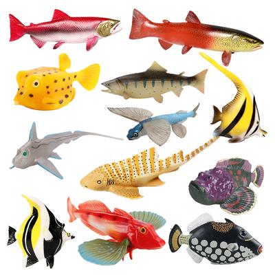 Zee Dieren Speelgoed Figuren Zwaardvis Zeilvis Zalm Haai Piranha Dier Figuren Actiefiguur Kinderen Speelgoed Spellen kids Cadeau