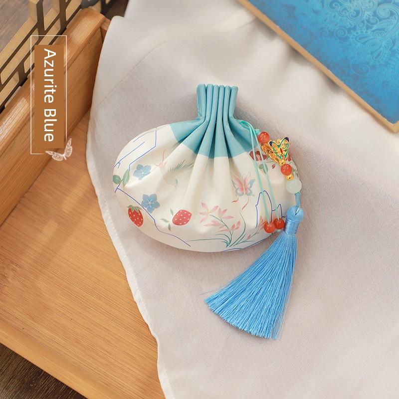 Dragon Boat Festival Fragrance Sachet Empty Bag Handmade DIY Hanging Ornament Mosquito Repellent Bag Mugwort Vintage Style Embroidered Empty Pouch