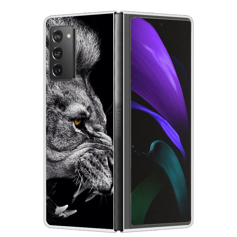Cool Case For Samsung Z Fold 6 5 4 3 Case Hard Clear Plastic Cover For Samsung Galaxy Z Fold 2 5 6 Phone Case Funda ZFold2 Coque