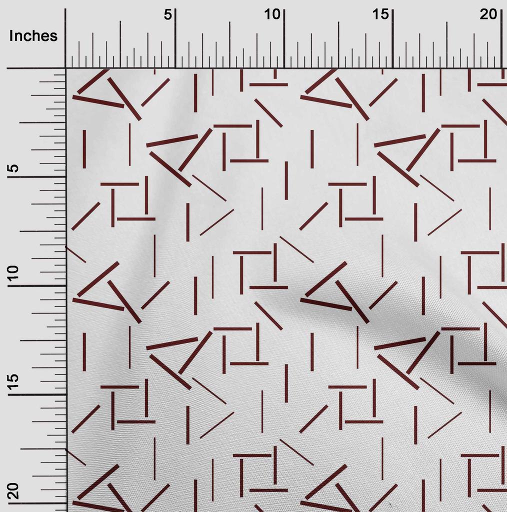 oneOone Cotton Flex Fabric Line Geometric Print Fabric BTY 40 Inch Wide