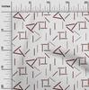 oneOone Cotton Flex Fabric Line Geometric Print Fabric BTY 40 Inch Wide