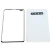 Mobile Phone Back Glass Cover and Outer Glass Panel Replacement for   S10+Plus(Black )