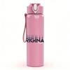 1PC Original Script Minimalist Vintage Text Print 750ml Portable Sports Water Bottle Leakproof Gym Outdoor Travel Drink Cup