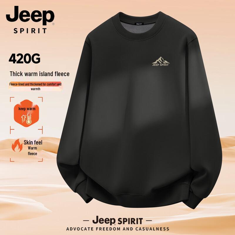 

Jeep Spirit Men s Fleece Pullover Sweatshirt 3XL