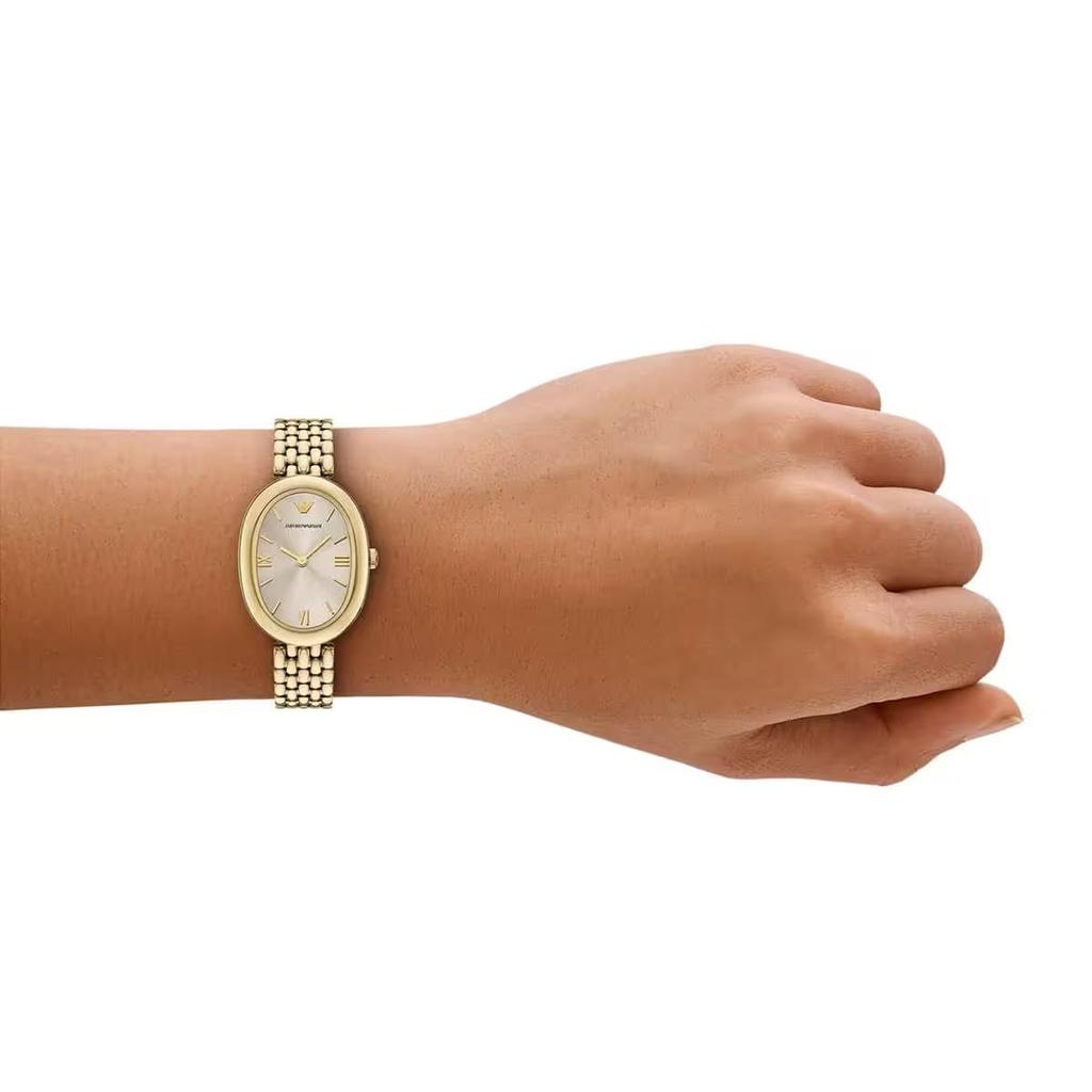 Armani Exchange AR11707 Men's Analog Watch Gold Metal Bracelet