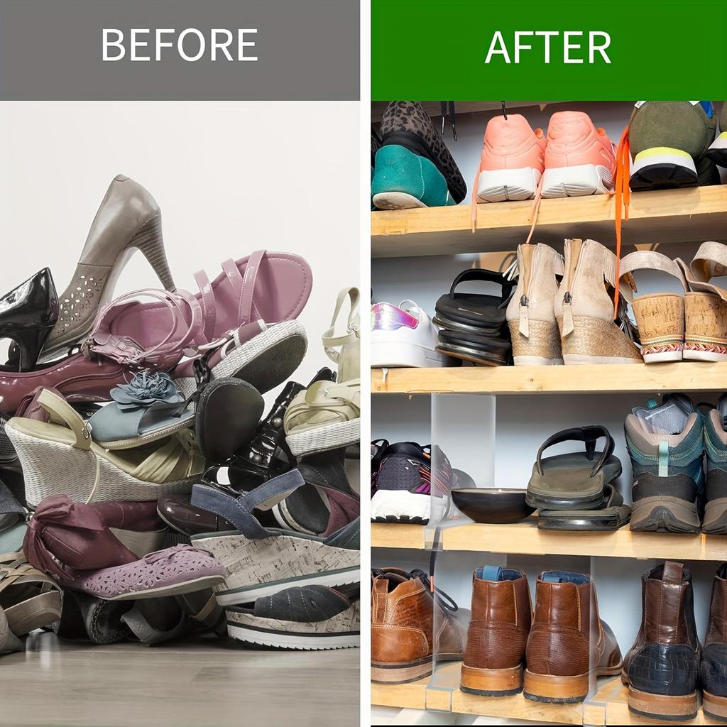 Transparent Closet Shelf for Wardrobe Organizer Cloth Divider Cupboard Bookcase Divider Baffle Acrylic Dividers Shelf Divider