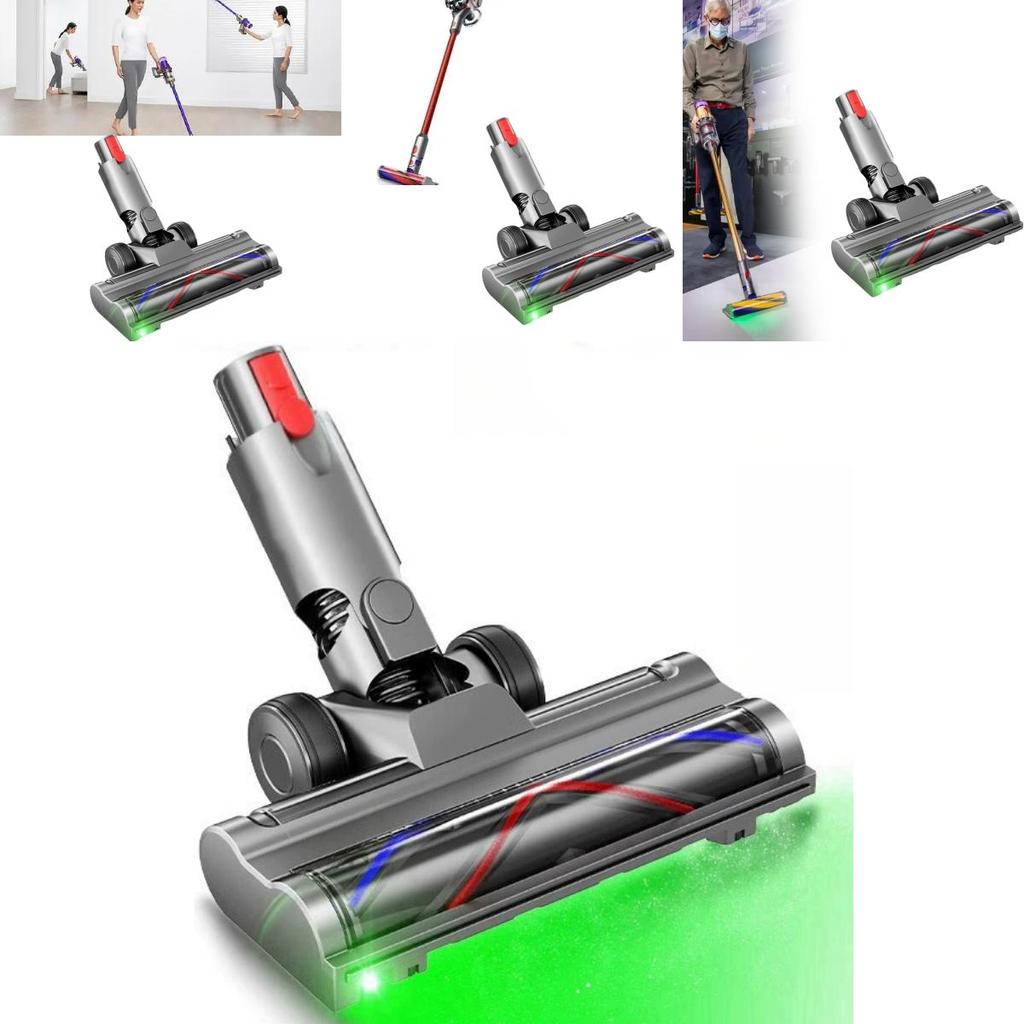 For Dyson V10 V12 Slim Soft Rollers Vacuum Cleaner Floor Brush With Manual Control For Home Use