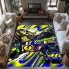 Doctor46 Customizable Name Floor Rug Office Rug Suitable For Kitchen Dormitory Bedrooms Playrooms Antislip Carpet Anime Office Decor