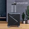 18" Carry-on Travel Suitcase with Universal Wheels and Lock, Sturdy Trolley Case for Students, 20" Version Available