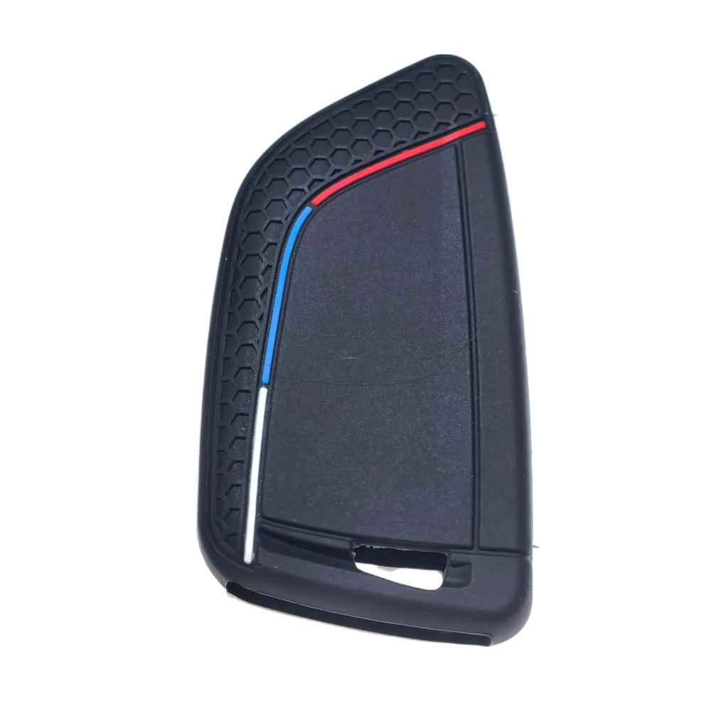 Siliconen Afstandsbediening Auto Sleutelhoes Sleutelhanger Sleuteletui Voor Bmw X1 X3 X4 X5 X6 Serie 1 2 3 5 7 G20 G02 G05 G31 G23 F34 F15 F40 Ix3