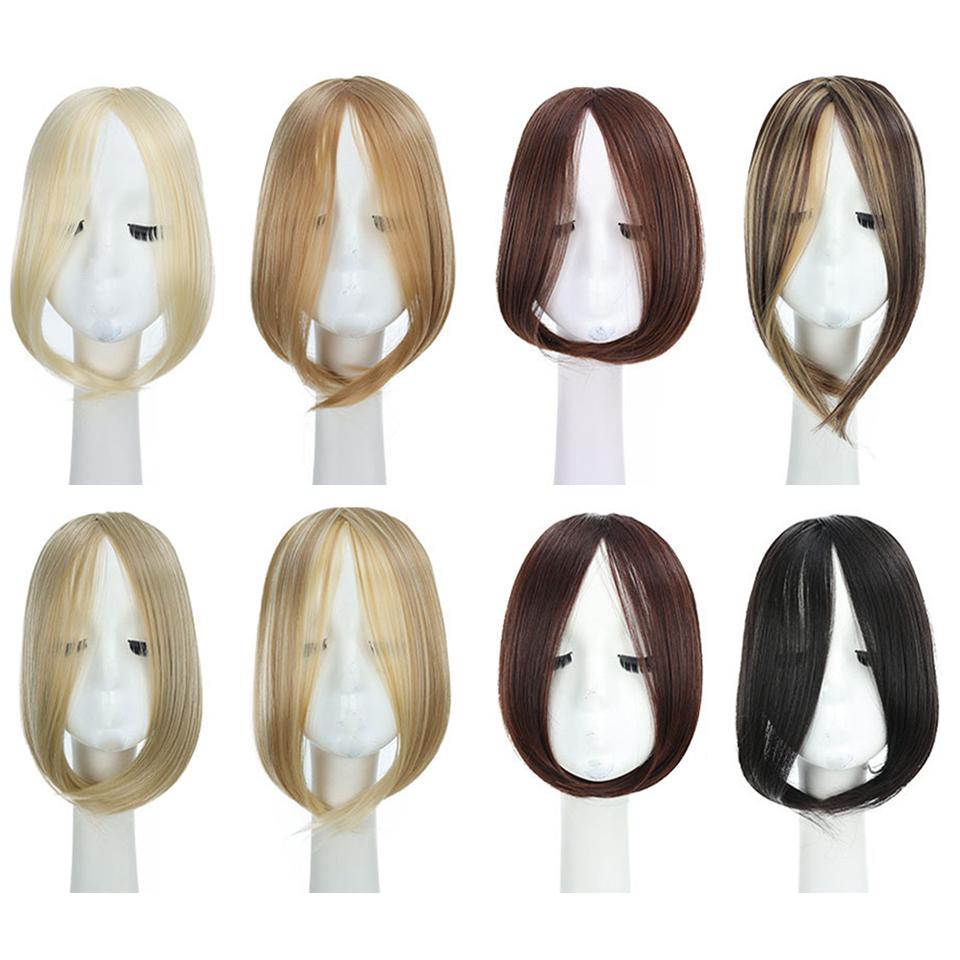WTB Synthetic Wig Bangs Wig Piece Female Natural Front Forehead Can Be Divided Into Unilateral Splayed Bangs Wig Piece