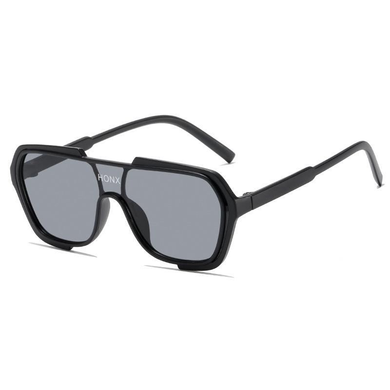 Children S Sunglasses Fashion One-Piece Large-Frame Sunglasses Uv Protection Personalized Street Shooting Boys And Girls Style Glasses Tide