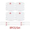 Pour Mitsubishi ASX Lancer Cordia Pajero Outlander Eclipse Galant Mirage Colt Poignée de Porte de Voiture Bol Bandelettes Autocollantes Transparentes