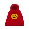 Autumn and Winter New Wool Hat Fleece Thickened Warm Cold Hat Casual Versatile Smiley Face Knitted Hat Women