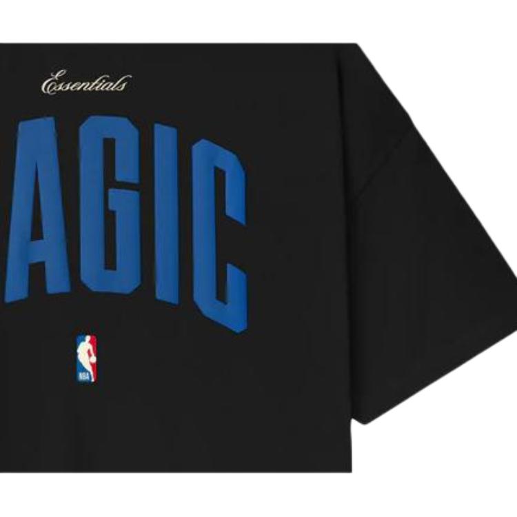Fear of God Essentials NBA Orlando Magic 90s Fit Tee Black Unisex Tops 125EU264203F