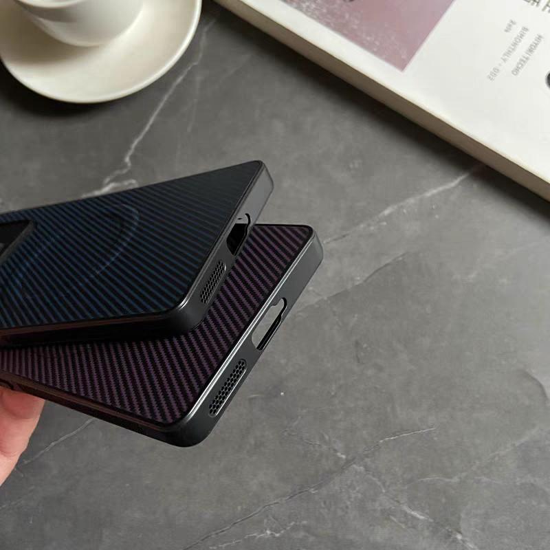For Tecno Spark 10 10C Luxury Frosted Carbon Fiber Phone Case For Tecno Spark 20 Pro Plus 20C Magnetic Wireless Charge Cover