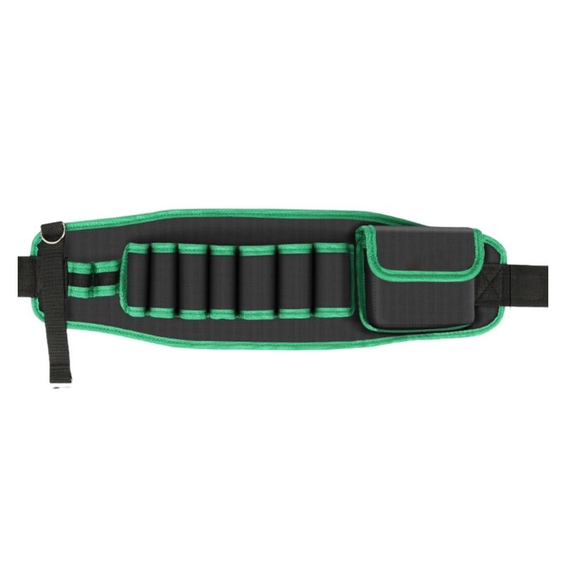 Heavy Duty Oxford Fabric Utility Belt Bag with Multiple Compartments Portable Tool Storage Bag for Tool and Accessories