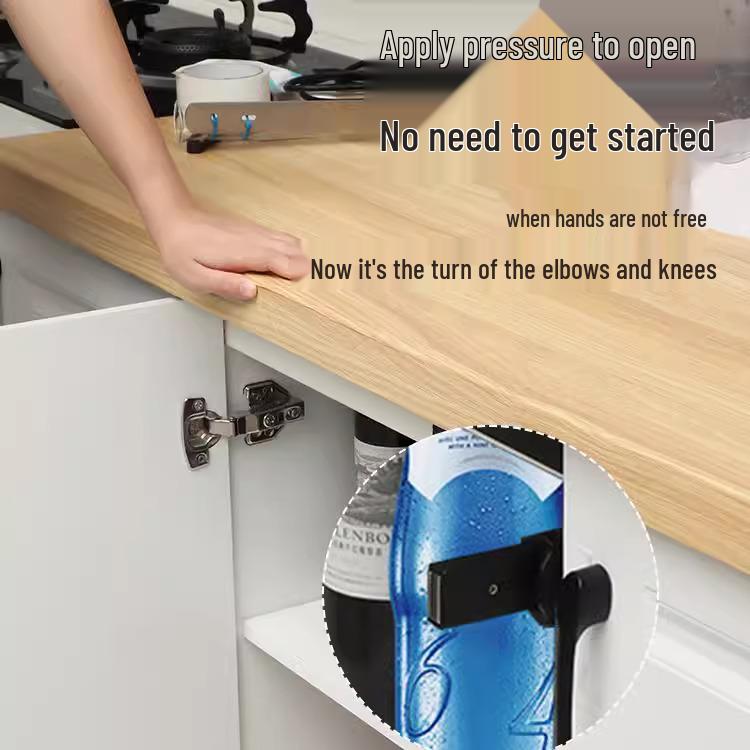 Silent Magnetic Push-Open Cabinet Door Latch
