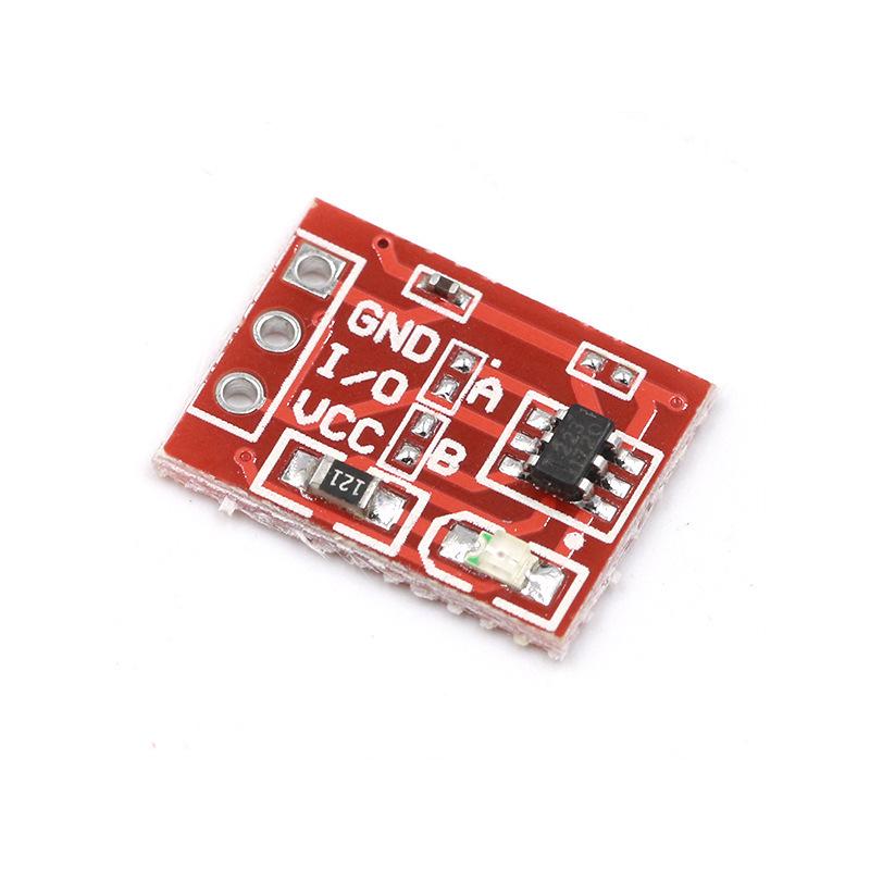 TTP223 Capacitive Touch Button Module: Self-Locking & Momentary Single Channel Switch